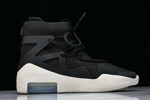 AR4237-001 AIR FEAR OF GOD 1 BLACK/BLACK
