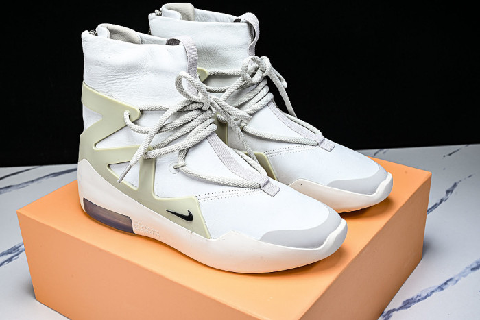 AR4237-002 AIR FEAR OF GOD 1 WHITE/GREEN/GREY