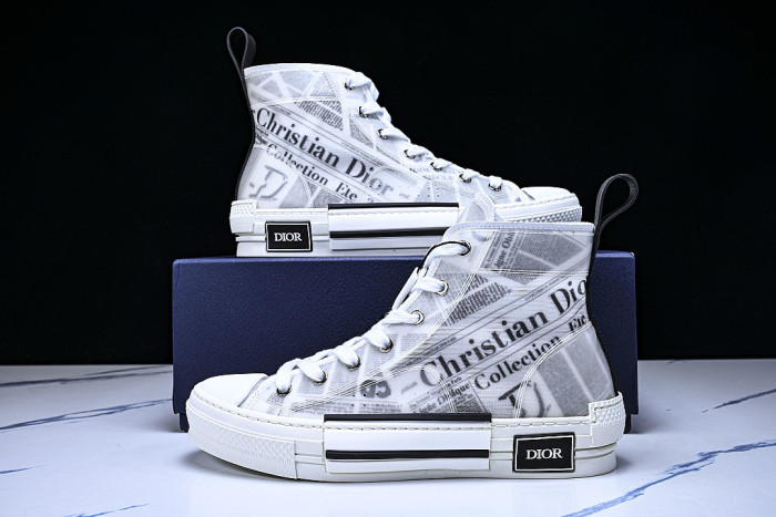 OBLIQUE HIGH-TOP SPORTS SHOES GREY/WHITE/GREY