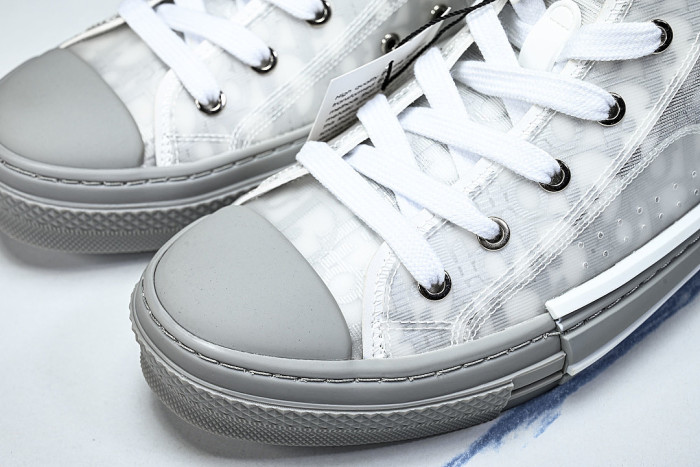 OBLIQUE HIGH-TOP SPORTS SHOES GREY/GREY/GREY