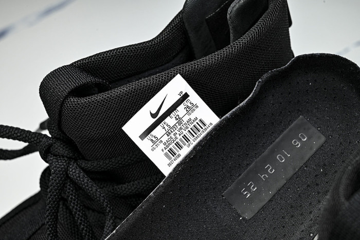 AR4237-001 AIR FEAR OF GOD 1 BLACK/BLACK