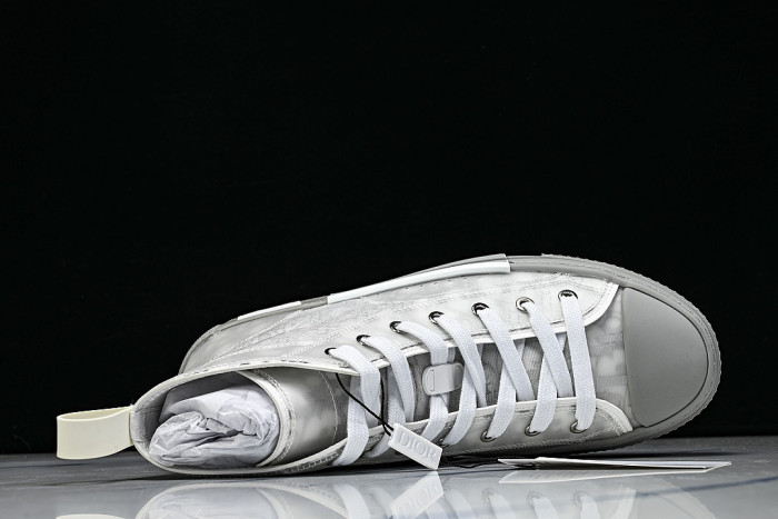 OBLIQUE HIGH-TOP SPORTS SHOES GREY/GREY/GREY