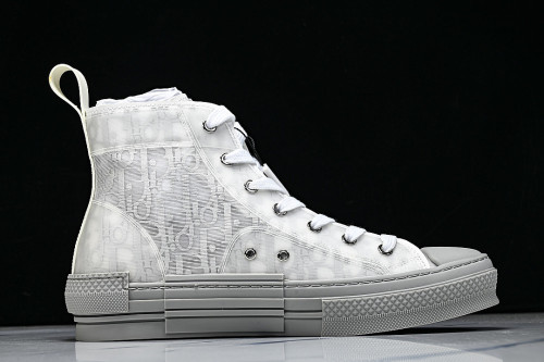 OBLIQUE HIGH-TOP SPORTS SHOES GREY/GREY/GREY