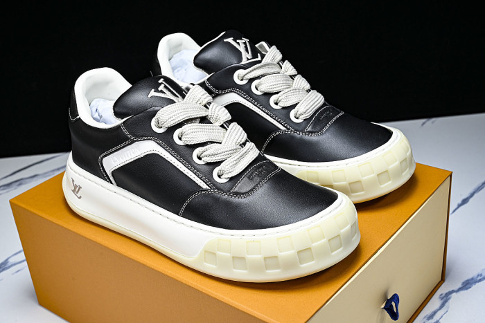 CANVAS CASUAL SPORTS SHOES BLACK/WHITE/BLACK