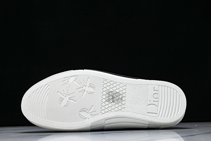OBLIQUE HIGH-TOP SPORTS SHOES WHITE/BLUE