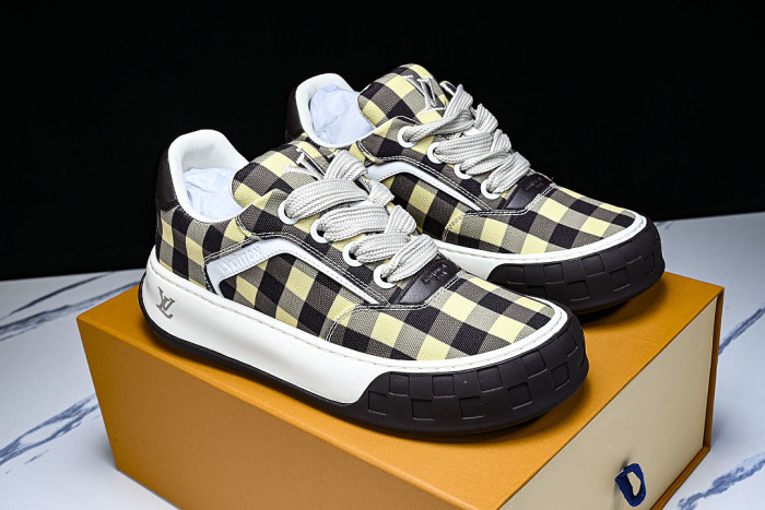 CANVAS CASUAL SPORTS SHOES YELLOW/BLACK/WHITE