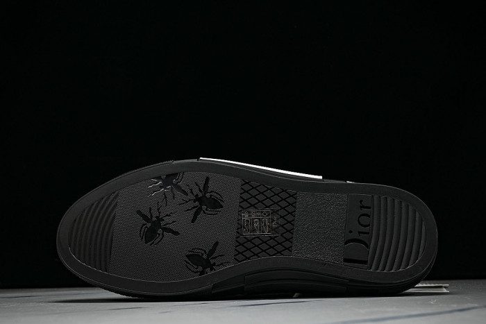 OBLIQUE HIGH-TOP SPORTS SHOES BLACK/WHITE/BLACK