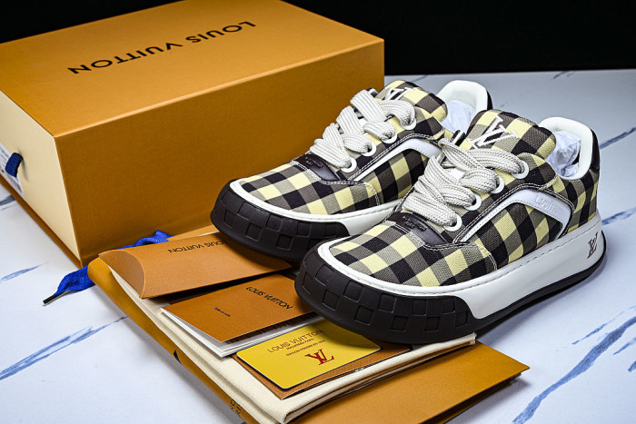 CANVAS CASUAL SPORTS SHOES YELLOW/BLACK/WHITE