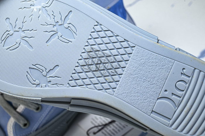 OBLIQUE HIGH-TOP SPORTS SHOES BLUE/BLUE/BLUE