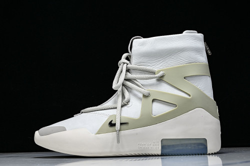 AR4237-002 AIR FEAR OF GOD 1 WHITE/GREEN/GREY