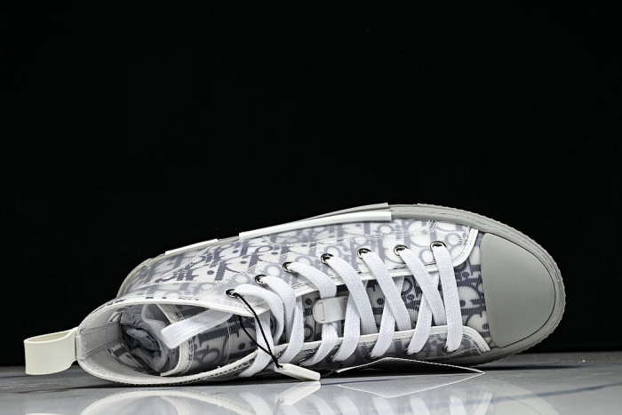OBLIQUE HIGH-TOP SPORTS SHOES WHITE/BLUE/RED
