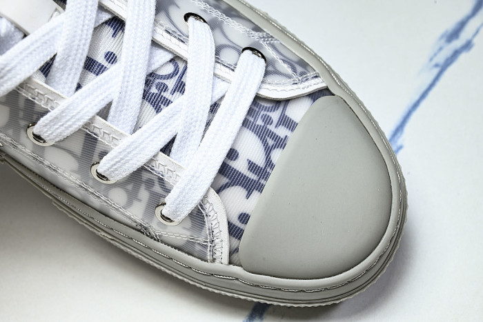 OBLIQUE HIGH-TOP SPORTS SHOES WHITE/BLUE/RED