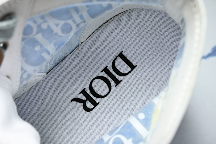 OBLIQUE HIGH-TOP SPORTS SHOES BLUE/BLUE/BLUE