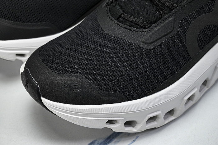 ON RUNNING CLOUDMONSTER VOID COMFORTABLE CASUAL SPORTS SHOES BLACK/WHITE/BLACK