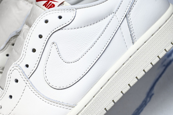 HQ6998-100 AIR JORDAN 1 RETRO LOW RETRO CULTURE BASKETBALL SHOES AJ1 WHITE/BEIGE