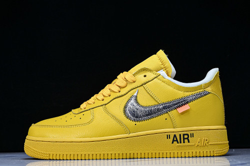 DD1876-700 AIR FORCE 1 LOW UNIVERSITY GOLD/BLACK-METALLIC SILVER