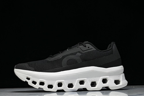 ON RUNNING CLOUDMONSTER VOID COMFORTABLE CASUAL SPORTS SHOES BLACK/WHITE/BLACK