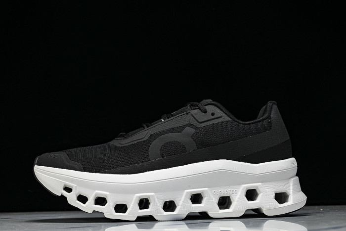 ON RUNNING CLOUDMONSTER VOID COMFORTABLE CASUAL SPORTS SHOES BLACK/WHITE/BLACK
