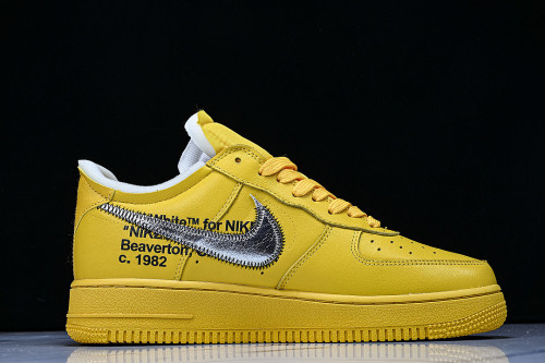 DD1876-700 AIR FORCE 1 LOW UNIVERSITY GOLD/BLACK-METALLIC SILVER