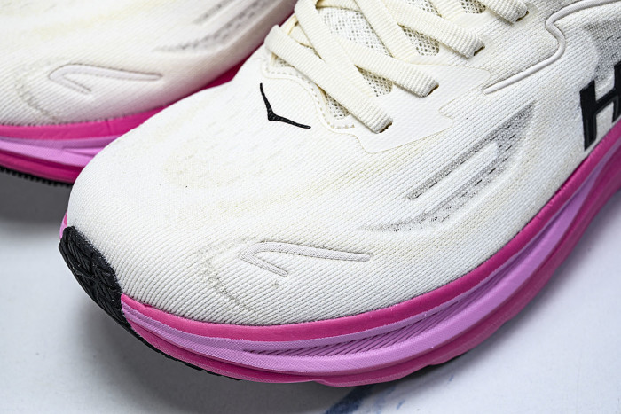1162031-ARNN CLIFTON 10 KNITTED MESH RUNNING SHOES WHITE/PINK