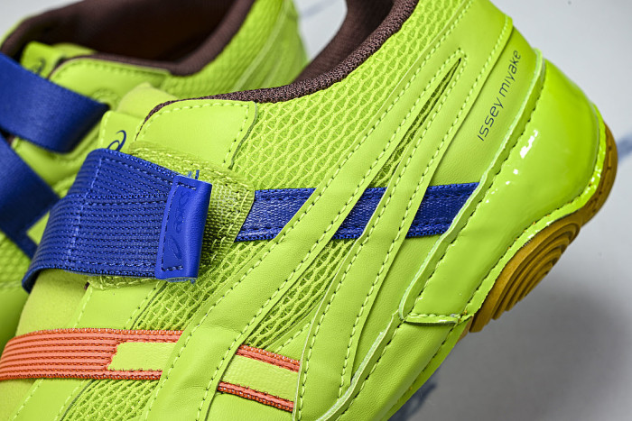 1203B190 HYPERSYNC FASHIONABLE BREATHABLE LIGHTWEIGHT AND THIN SOLED DE XUN SHOES GREEN/BLUE