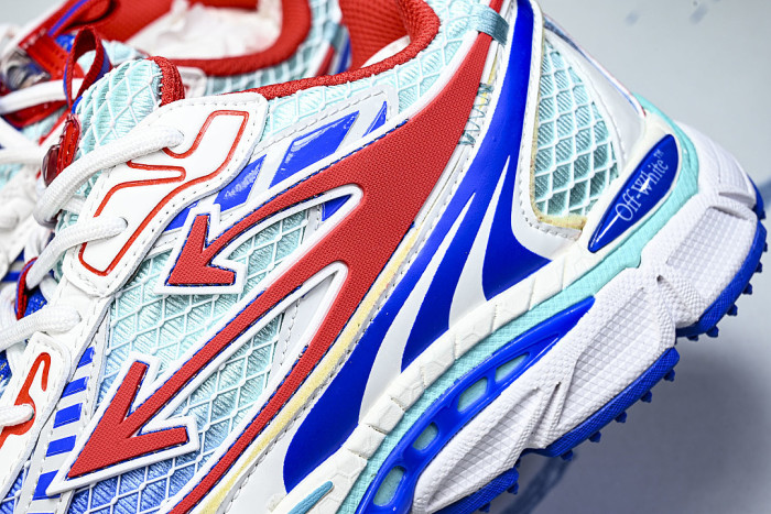 HIGH-TOP ELEVATED SPORTS CASUAL SHOES WHITE/BLUE/RED/GREEN