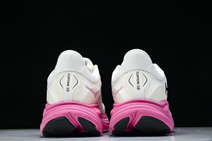 1162031-ARNN CLIFTON 10 KNITTED MESH RUNNING SHOES WHITE/PINK