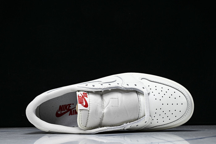 HQ6998-100 AIR JORDAN 1 RETRO LOW RETRO CULTURE BASKETBALL SHOES AJ1 WHITE/BEIGE