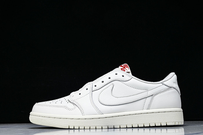 HQ6998-100 AIR JORDAN 1 RETRO LOW RETRO CULTURE BASKETBALL SHOES AJ1 WHITE/BEIGE