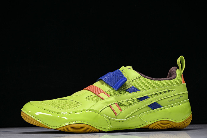 1203B190 HYPERSYNC FASHIONABLE BREATHABLE LIGHTWEIGHT AND THIN SOLED DE XUN SHOES GREEN/BLUE