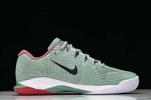 FV5554-004 ZOOM VAPOR 12 DAMPENING LEISURE SPORTS SHOES GREEN/RED/WHITE