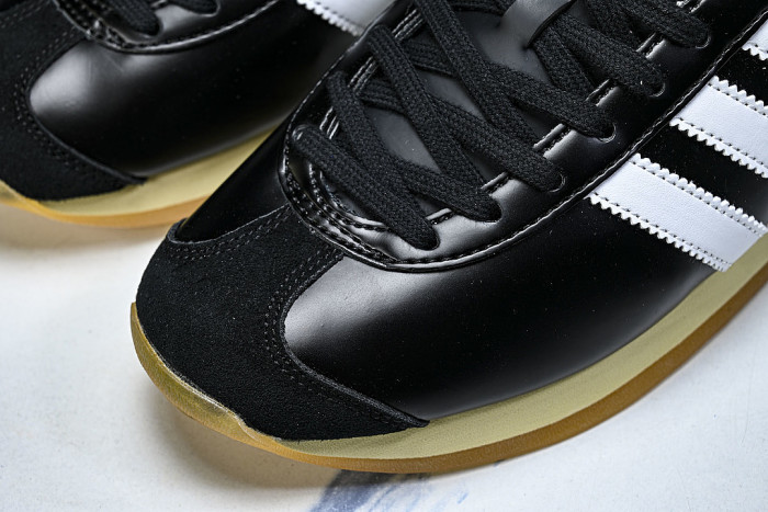 JR2599 COUNTRY X ORIGINALS OG SOFT COMFORTABLE AND LOW TOP CASUAL LIFE SHOES BLACK/KLEIN BLUE