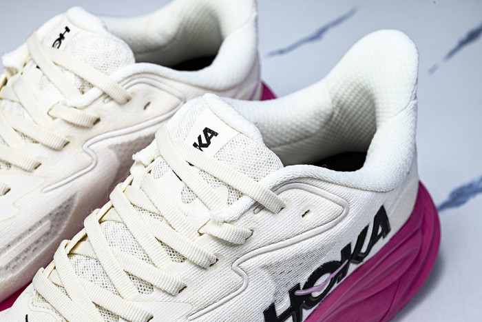 1162031-ARNN CLIFTON 10 KNITTED MESH RUNNING SHOES WHITE/PINK