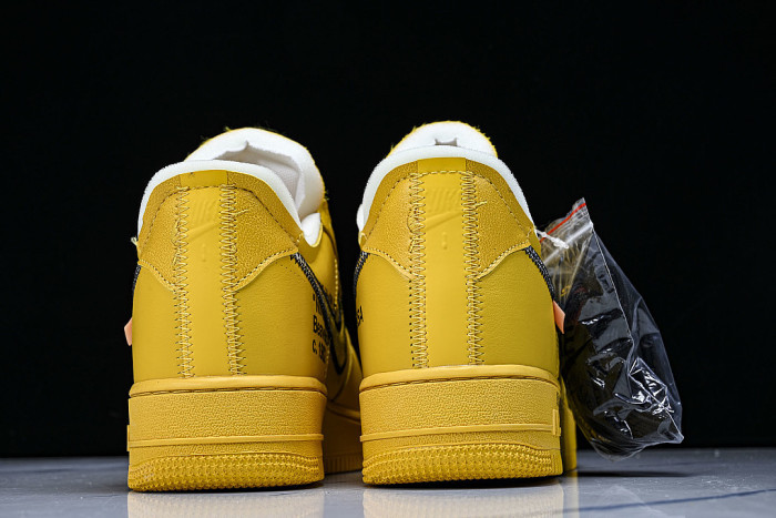 DD1876-700 AIR FORCE 1 LOW UNIVERSITY GOLD/BLACK-METALLIC SILVER