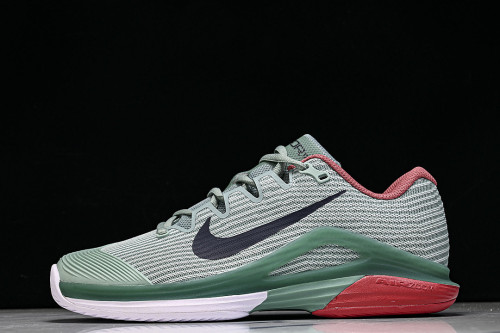 FV5554-004 ZOOM VAPOR 12 DAMPENING LEISURE SPORTS SHOES GREEN/RED/WHITE