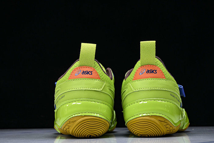 1203B190 HYPERSYNC FASHIONABLE BREATHABLE LIGHTWEIGHT AND THIN SOLED DE XUN SHOES GREEN/BLUE