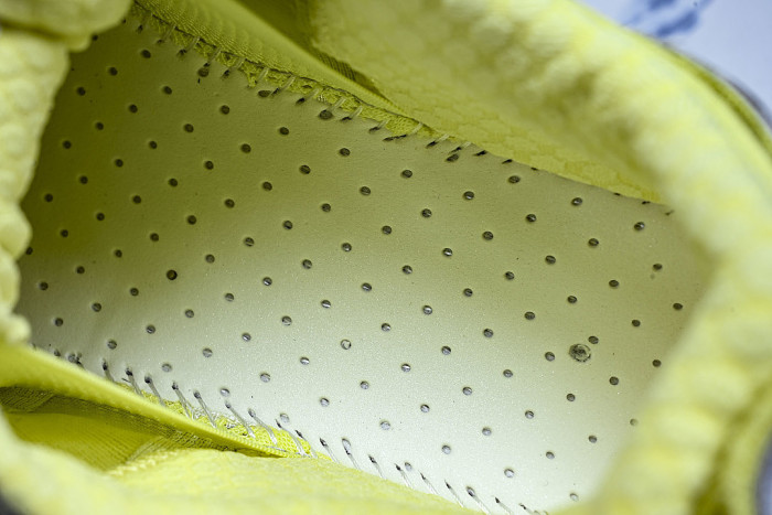 WMRTN-1197 ROUND-TOE THICK-SOLED LOW-TOP DAD SHOES GREY/YELLOW/GREY