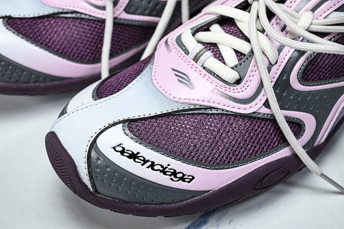 WSTGL 5159 BALENCIAGA RADAR CASUAL RUNNING SHOES DARK PURPLE/PURPLE