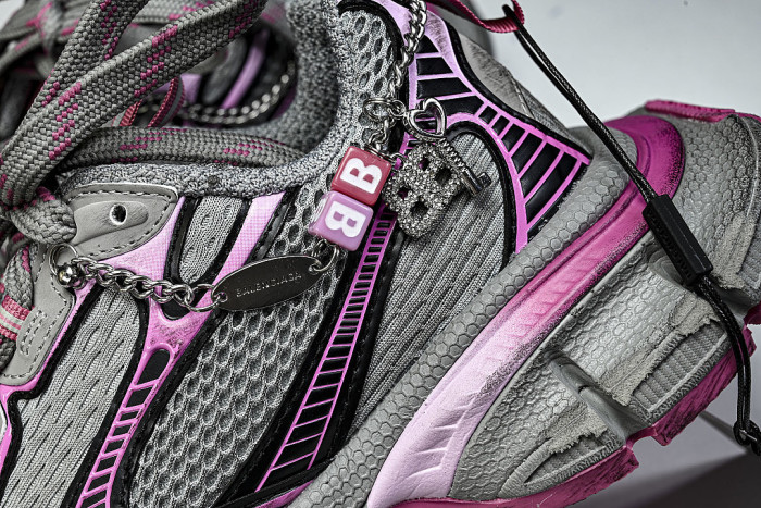 W3XCS-1550 3XL CHARMS MEN FASHIONABLE RUNNING SHOES GREY/PURPLE/PINK
