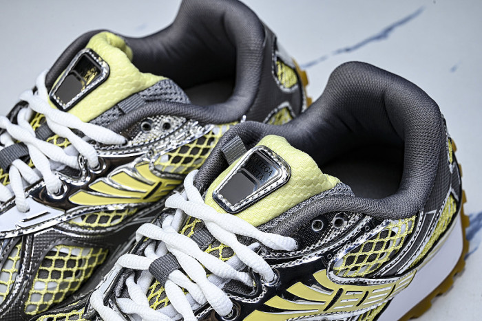 LOW-CUT CASUAL RUNNING SHOES FOR DAILY LIFE YELLOW/GREY