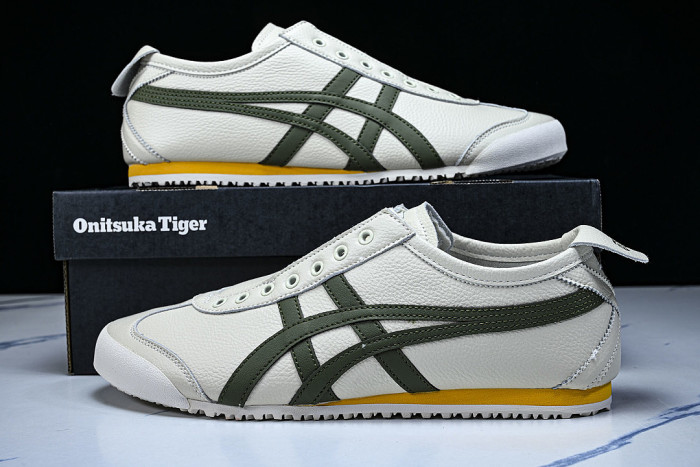 1183B815-101 MEXICO 66 VIN LOW-TOP CASUAL RUNNING SHOES BEIGE/GREEN