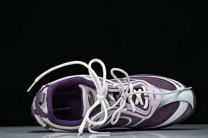 WSTGL 5159 BALENCIAGA RADAR CASUAL RUNNING SHOES DARK PURPLE/PURPLE