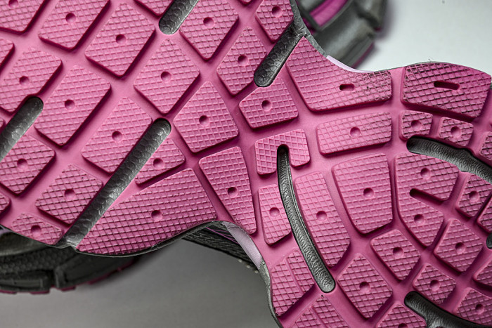 W3XCS-1550 3XL CHARMS MEN FASHIONABLE RUNNING SHOES GREY/PURPLE/PINK