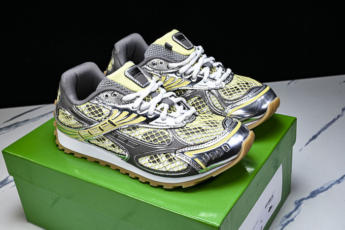 LOW-CUT CASUAL RUNNING SHOES FOR DAILY LIFE YELLOW/GREY