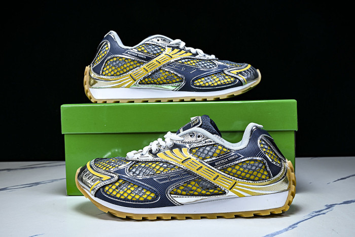 LOW-CUT CASUAL RUNNING SHOES FOR DAILY LIFE YELLOW/BLUE