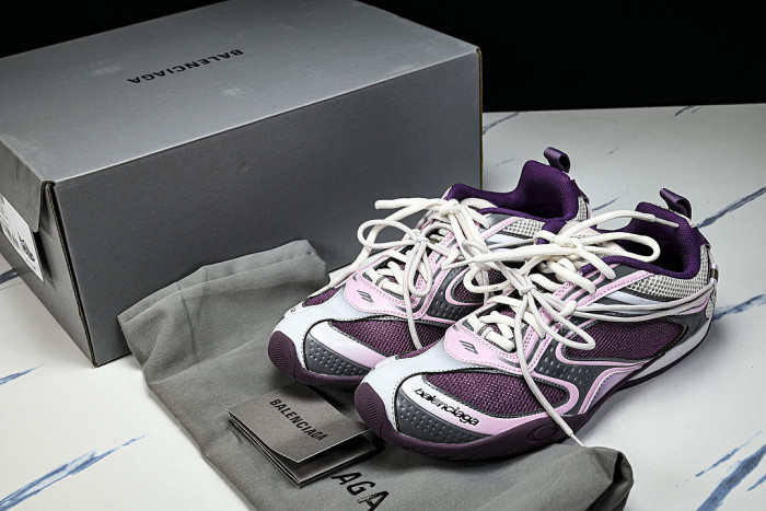 WSTGL 5159 BALENCIAGA RADAR CASUAL RUNNING SHOES DARK PURPLE/PURPLE