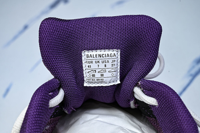 WSTGL 5159 BALENCIAGA RADAR CASUAL RUNNING SHOES DARK PURPLE/PURPLE