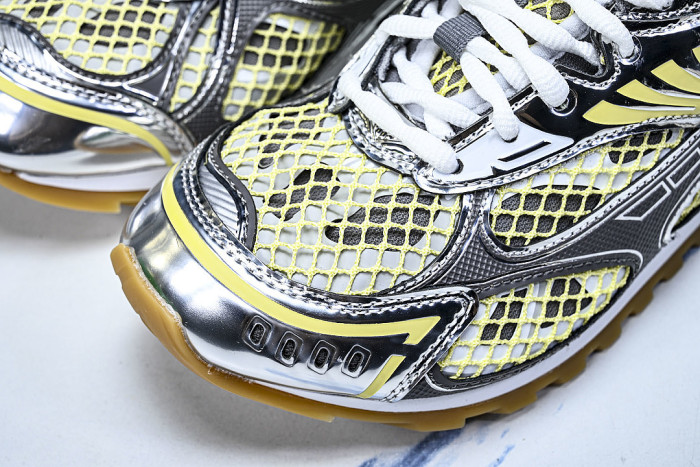 LOW-CUT CASUAL RUNNING SHOES FOR DAILY LIFE YELLOW/GREY