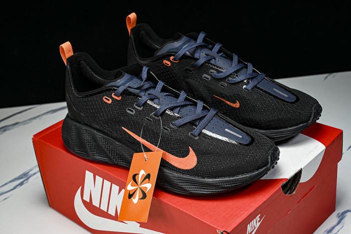 HM9697-400 AVA X SUPPORTIVE RUNNING SHOES DARK OBSIDIAN/BLACK/DARK GREY/BRIGHT MANDARIN
