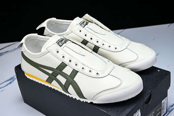 1183B815-101 MEXICO 66 VIN LOW-TOP CASUAL RUNNING SHOES BEIGE/GREEN